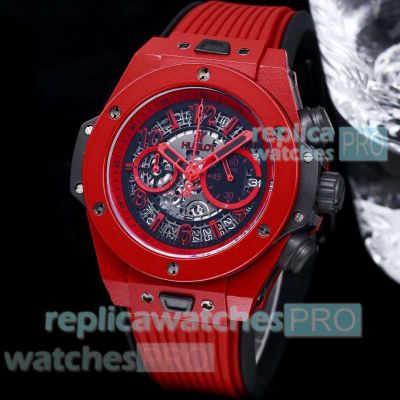 New Hublot watches 2024 - Hublot Big Bang Unico Red Demon Chronograph Carbotech Case